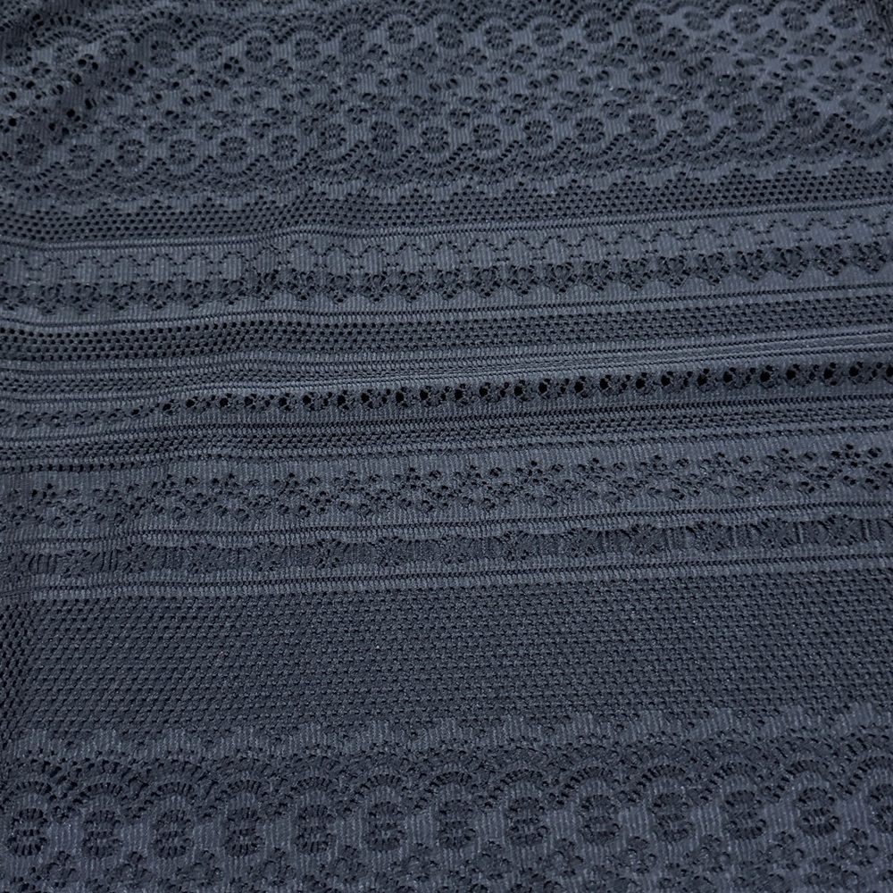 Banana Republic Navy Classic Knit Lace Dress - Picture 3 of 6